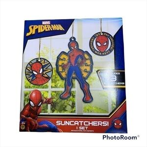 Spider Man Sun Catcher Kit Craft NWT NEW